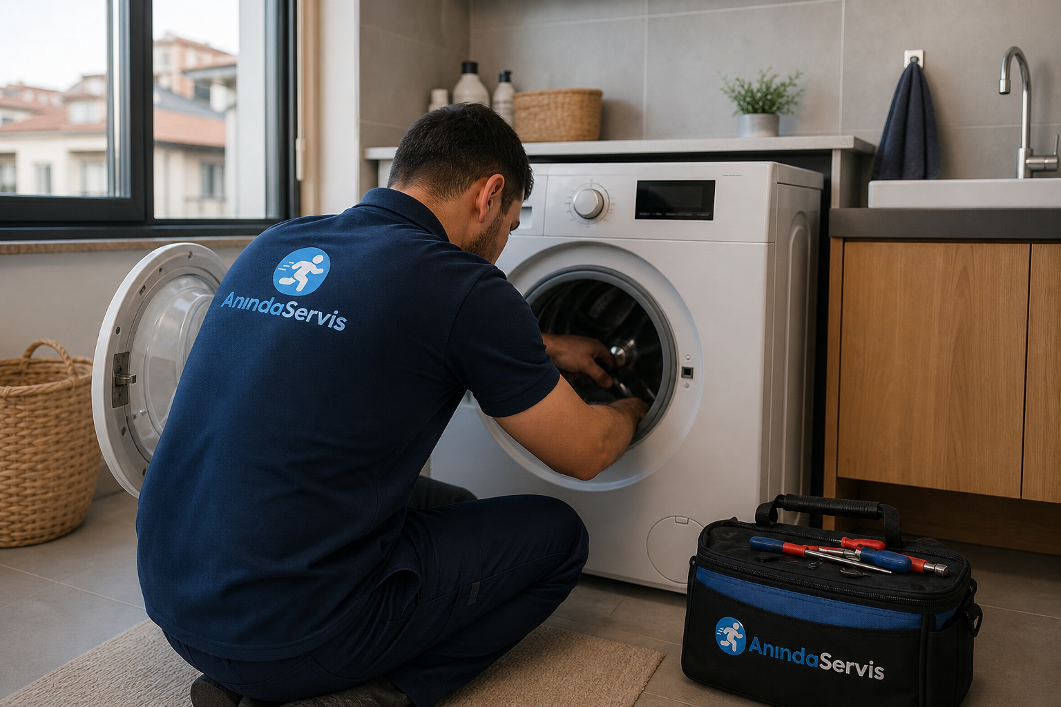 Anında Servis çamaşır makinesi servisi - İzmir Panasonic Çamaşır Makinesi Servisi